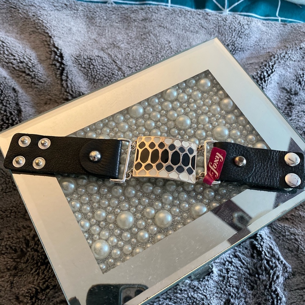 Foxy Leather Adjustable Bracelet